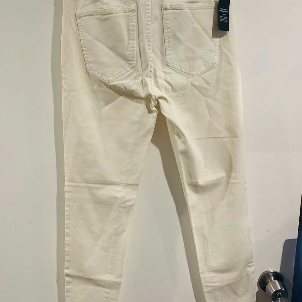 Ann Taylor the skinny frayed jeans 4